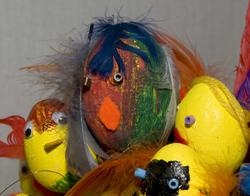 Serie med bilder fra utstillingen "Min drømmepåske" påsken 2