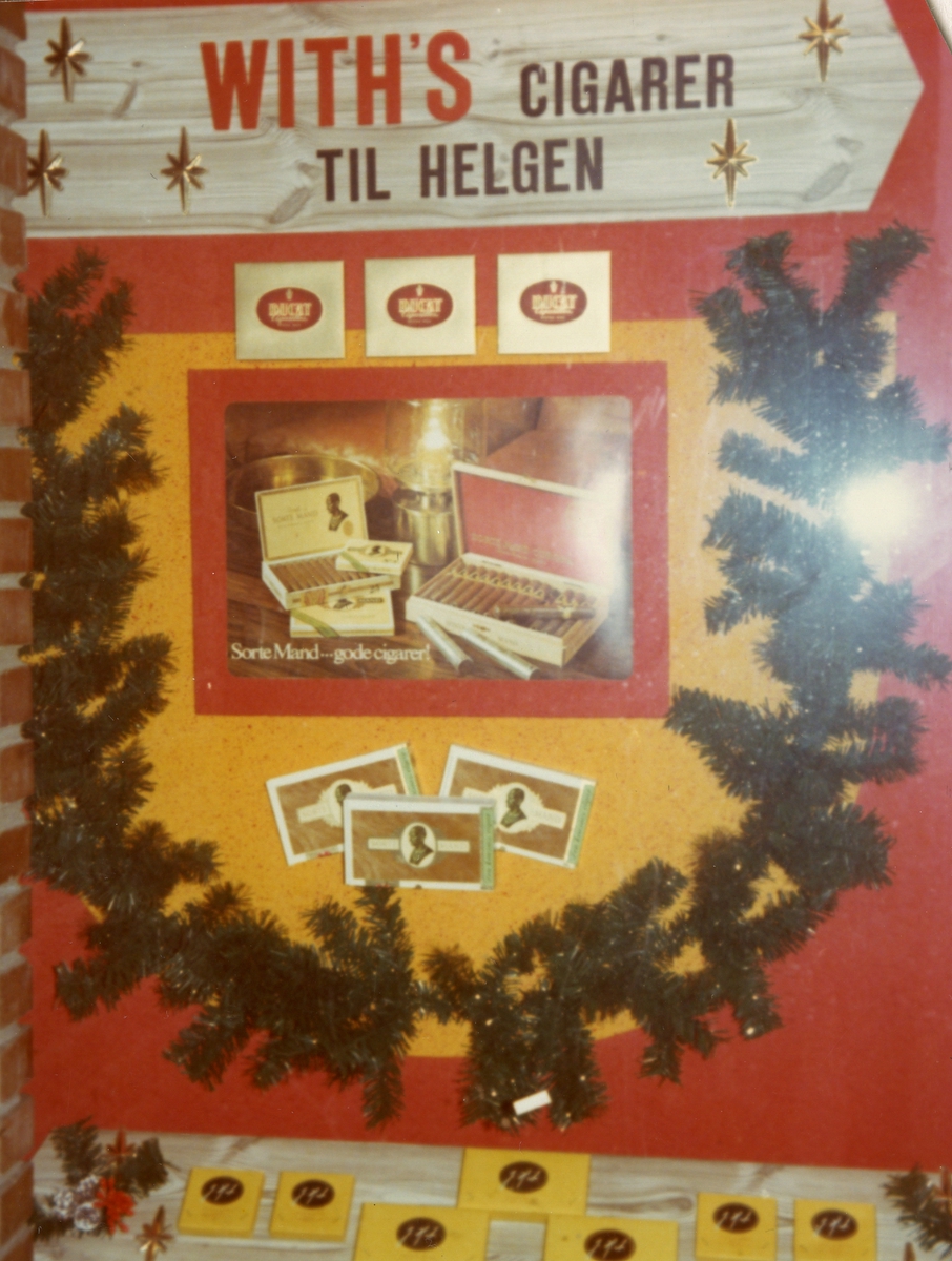 Vindusutstilling hos Manglerud Super julen 1972.
