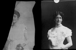 Avfotograferte portretter, fru kommandør Ruud.