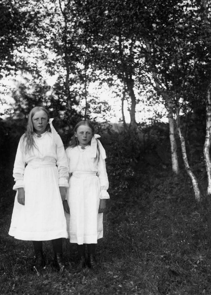Flickor från Hägnåsen, Lima socken, Dalarna