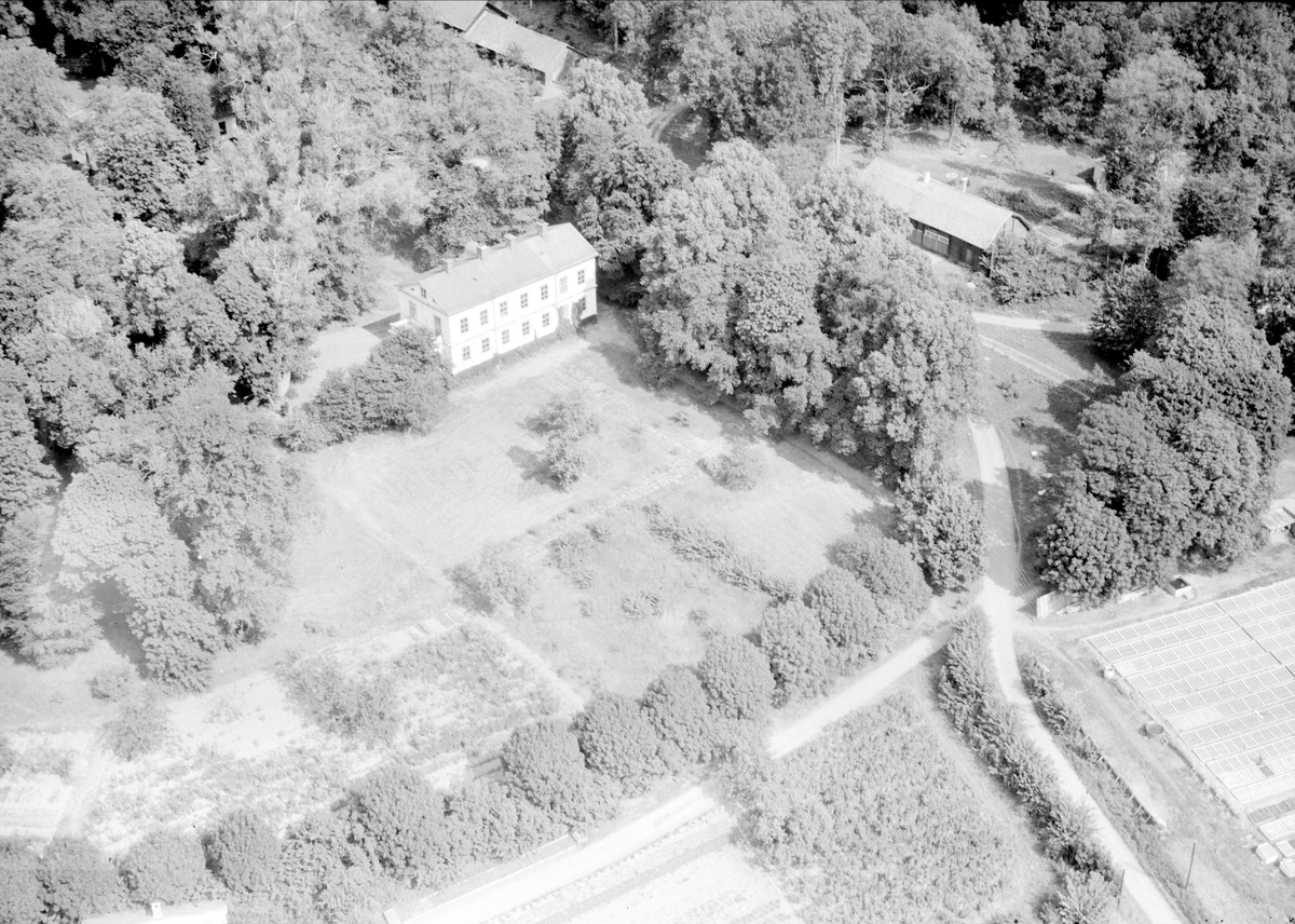 Flygfoto över Toresta, Låssa socken, Uppland 1947