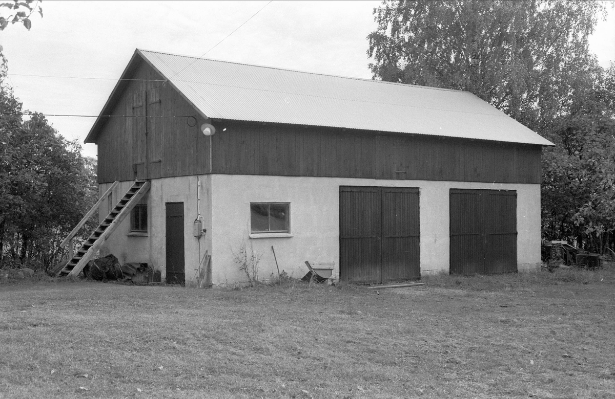 Garage, Oxsätra 5:1, Bälinge socken, Uppland 1983