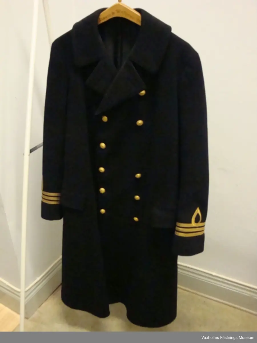 Kappa m/02-29 av kläde med gradbeteckning för kapten vid KA.