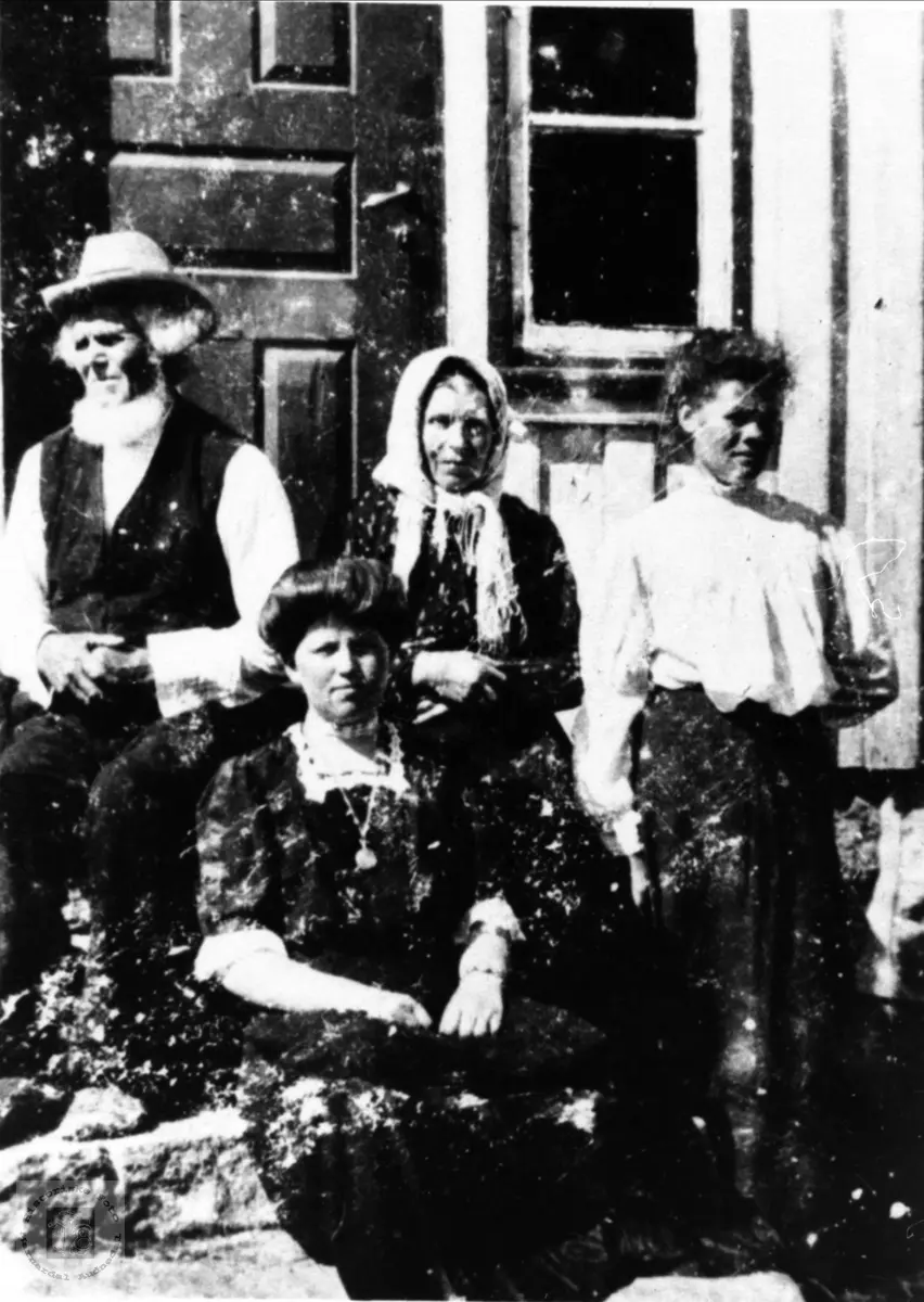 Familiegruppe Steinsland fra Kvinesdal.