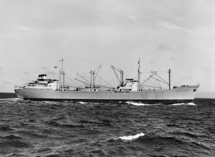 Fartyget 150 M/S Frances Salman.