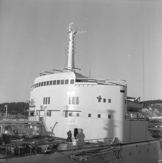 Fartyget 133 T/T Josefina Thordén vid kaj.