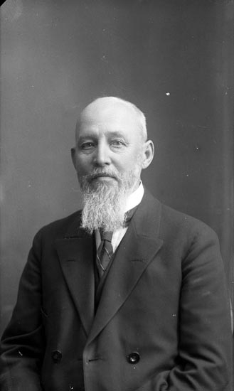 Enligt fotografens noteringar: "Kamrer Teodor Almqvist år 1909-1930".