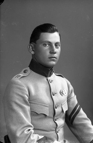 Enligt fotografens journal nr 3 1916-1917: "Berntsson, Anders Munkeröd Här".
