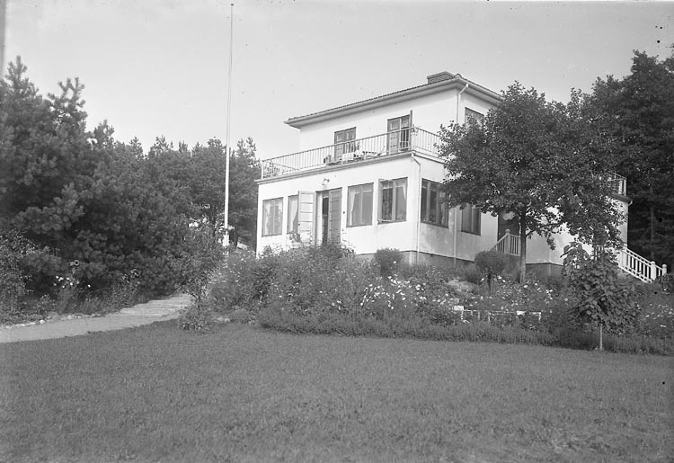 Häradshövding Ottossons villa i Stenungsund. September 1939.