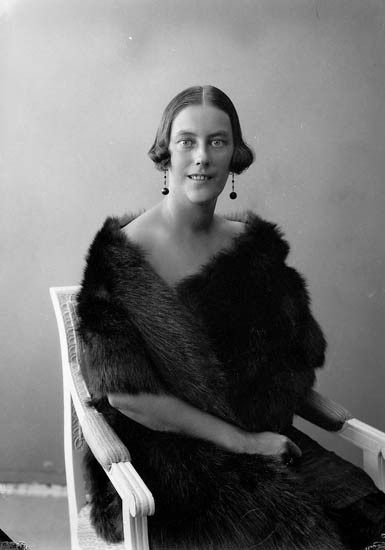Enligt fotografens journal nr 5 1923-1929: "Brunfeldt, Fru Gbg".