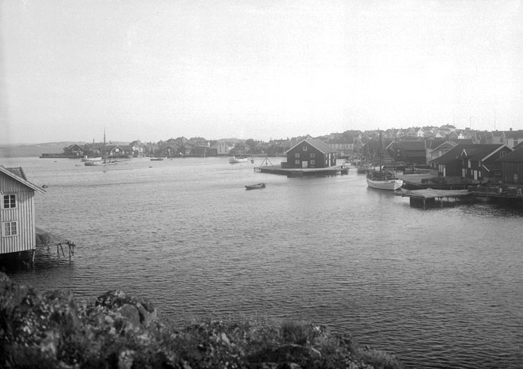 Juli 1924. Fiskeläget, Klädesholmen.