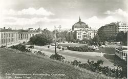 Oslo. Drammensveien. Nationalteatret. Continental.