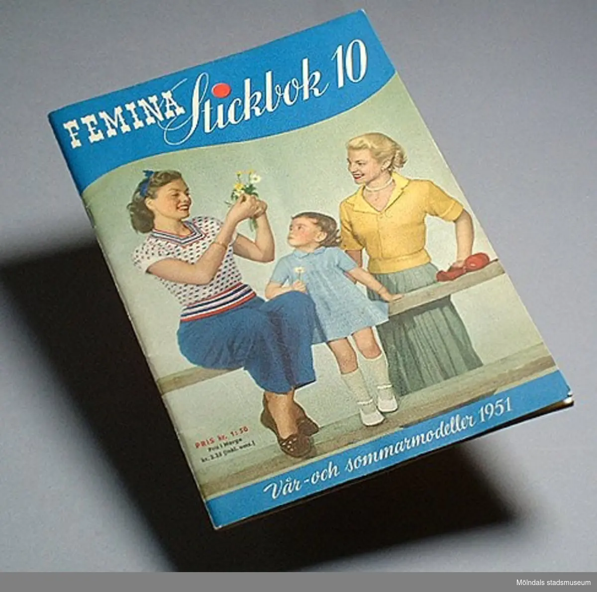 Femina stickbok 10.Vår och sommarmodeller 1951.Tryckt hos Allers, Hälsingborg, 1951.