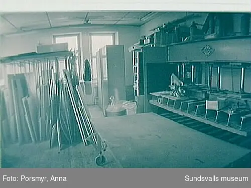 Dokumentation av f.d. Sidjöns sjukhus inför puplikation och utställning, producerade 1993.