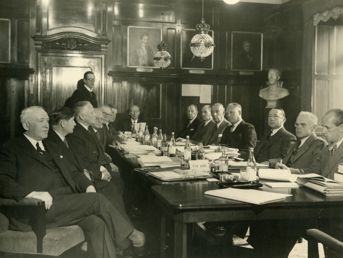 Nordiska postkonferensen i Stockholm 1945.