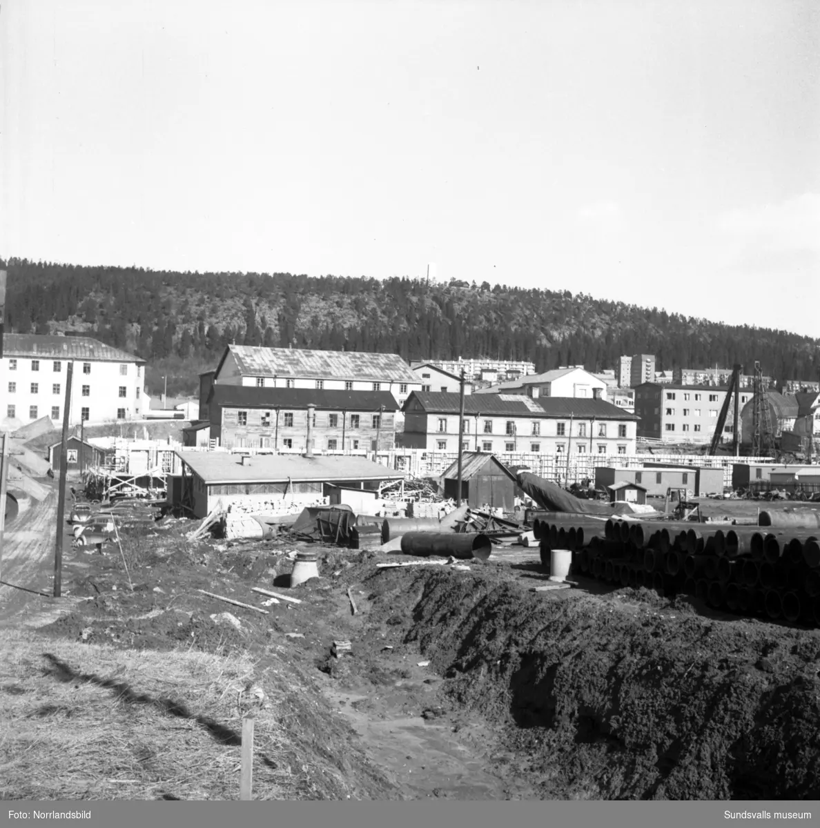 Grönborgsområdet på 1950-talet.