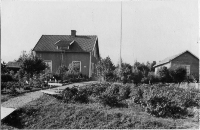 Gussjöbygdens poststation, Härnösands postområde, 1947.