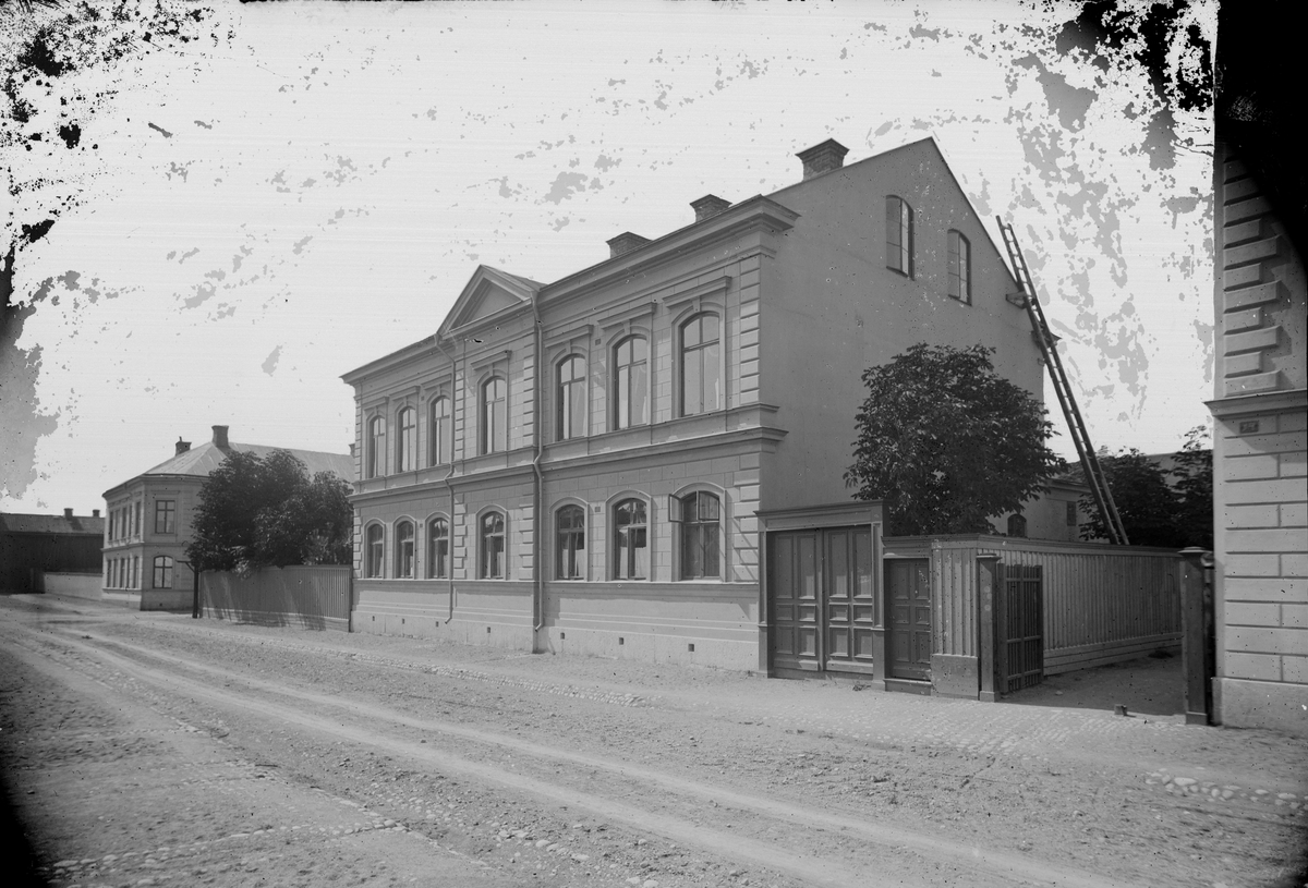 Samariterhemmets barnhem, kvarteret Högne, Uppsala 1887