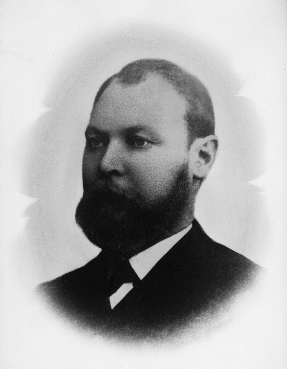 Portrett av postmester Lauritz Adolph Hanssen