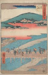 Kyôto: den store Sanjô-broen [Grafikk]