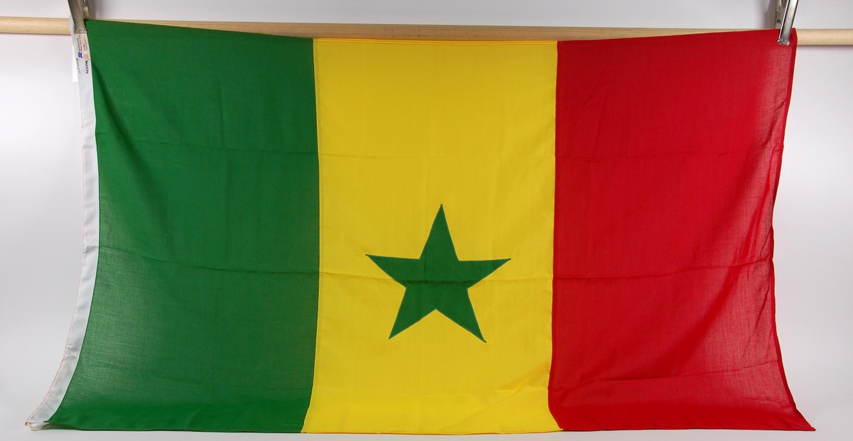 Det senegalesiske flagg.