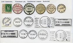 Stempelkatalog 3380 Krøderen, Vikersund postk., Krødsherad k