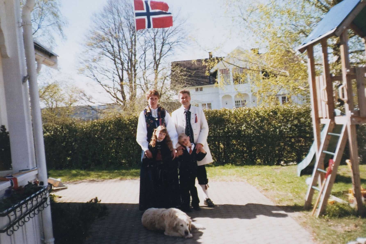 Familien på Kollerud i Søndre Høland i 2005