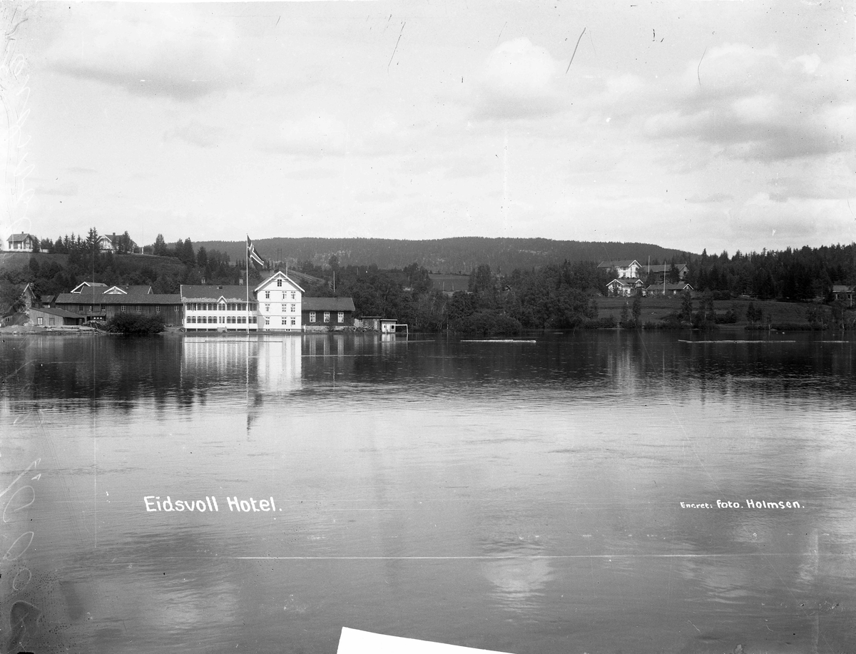 Eidsvoll hotell, flom i 1927.