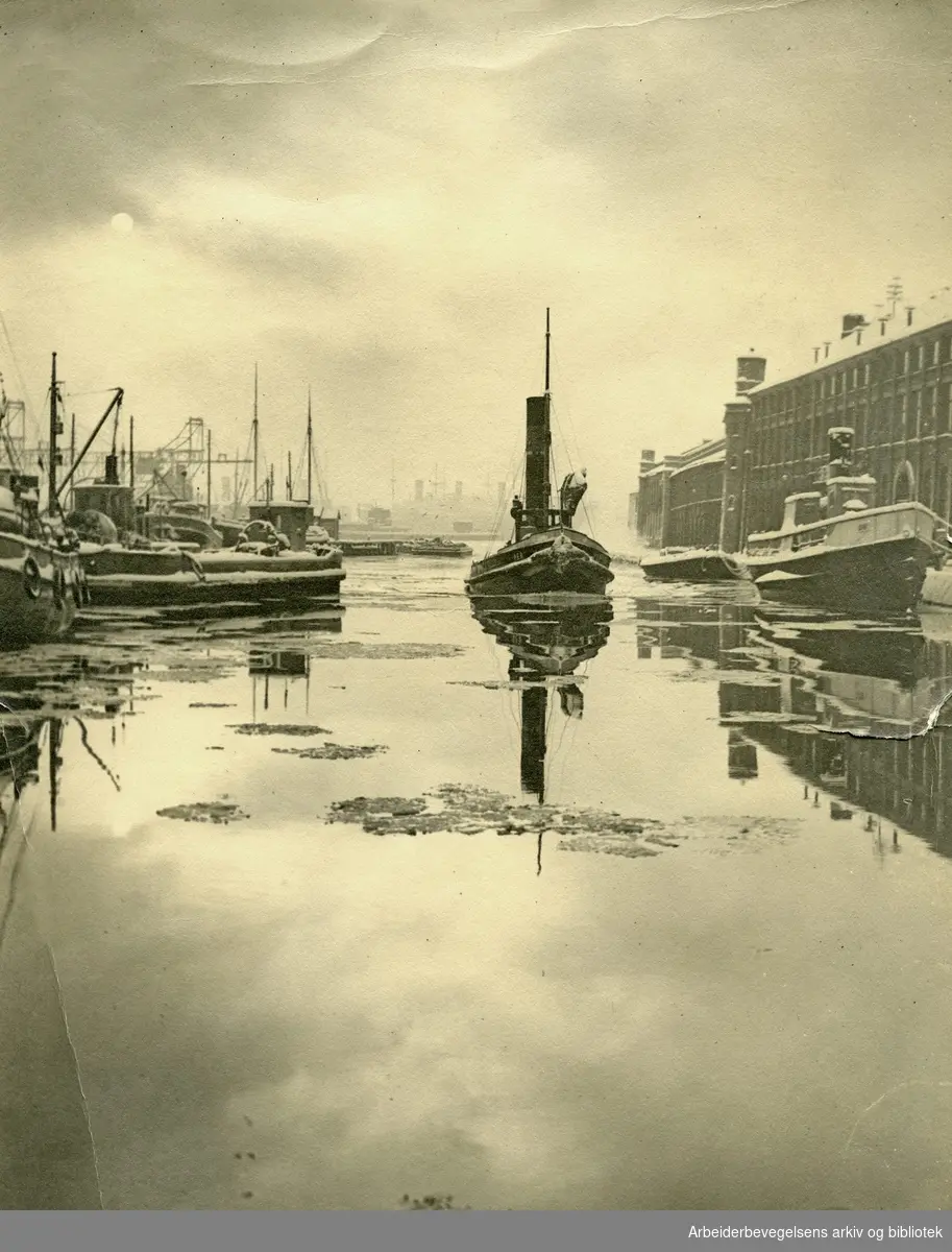Oslo havn,.ca. 1930