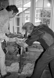 Nesjestranda Husmorlag med flere på Romsdalsmuseet 1984.