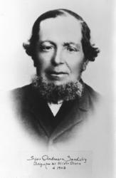 "Sjur Andersen Sandvig, svigerfar til Oliver Olsen d.1902." 