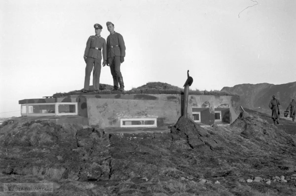 Tyske bilder, bunkers .(Bilder tatt av tyske soldater i Norge under krigen)