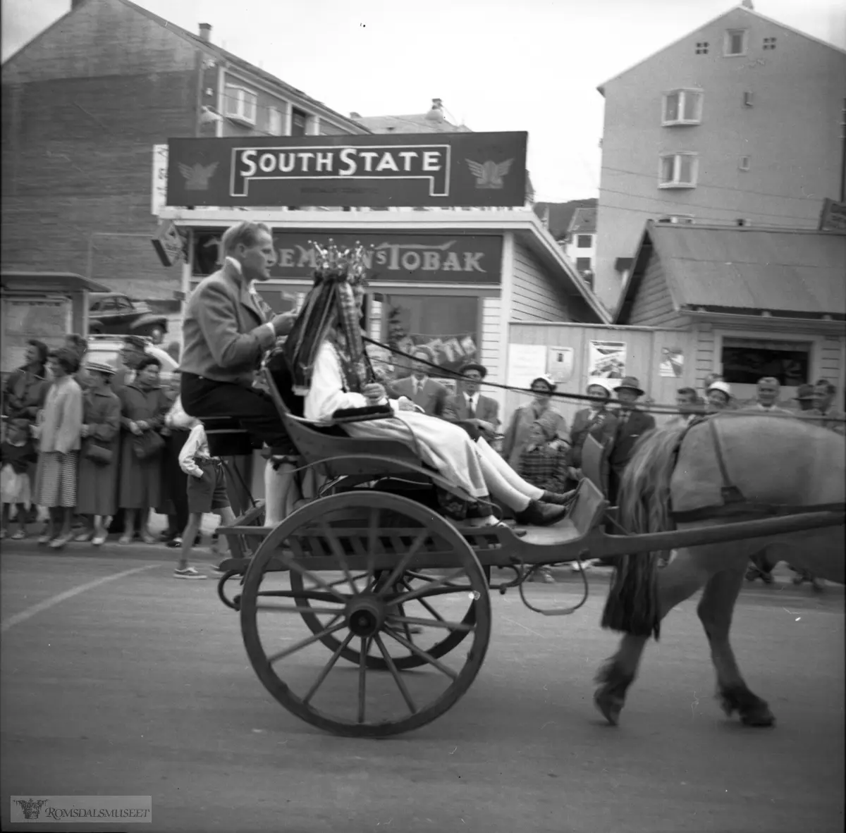 Fra Synnøve Solbakken jubileet i 1957.