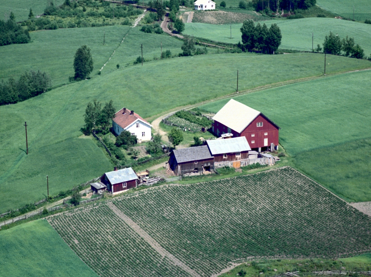 Flyfoto, Vesterhagen, Løten.
