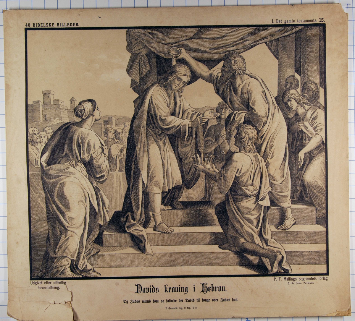 David blir kronet i Hebron av Judas menn.