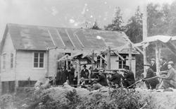 Løkken skytterhus ved Fagerlivatnet 1911-15.