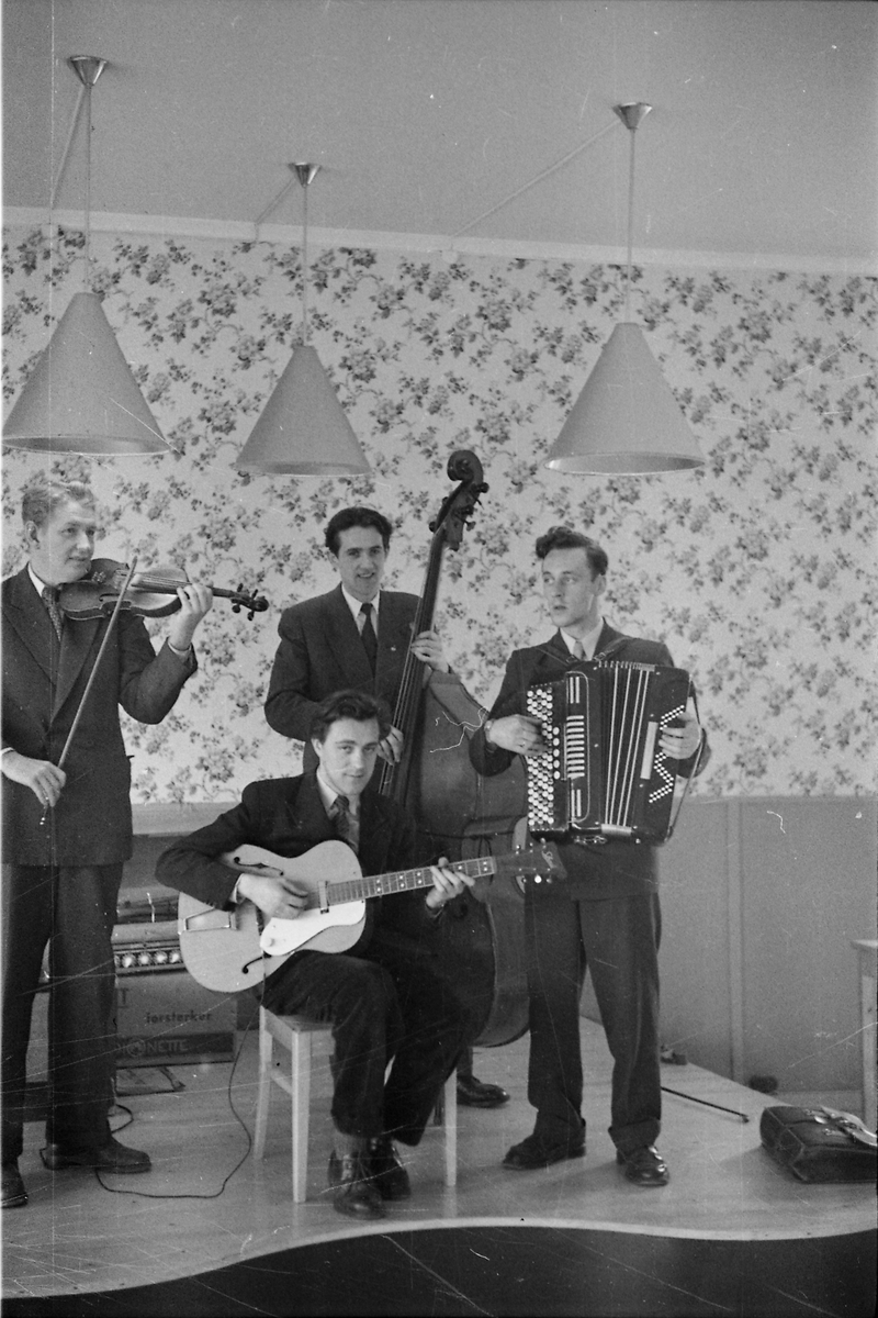 Kongshaugs kvartett på Skansen restaurant - fra åpningen 1953