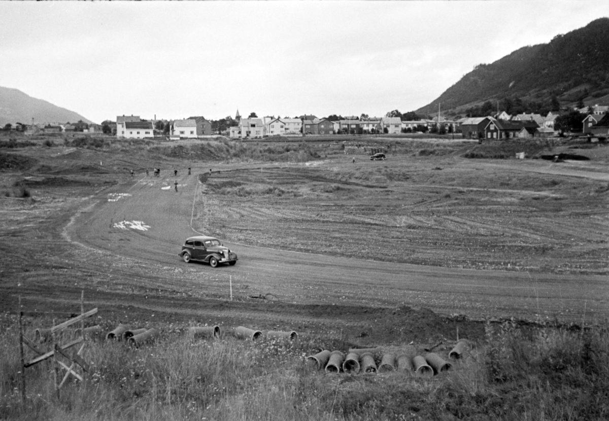 Orkdal motorsportbane før innvielsen