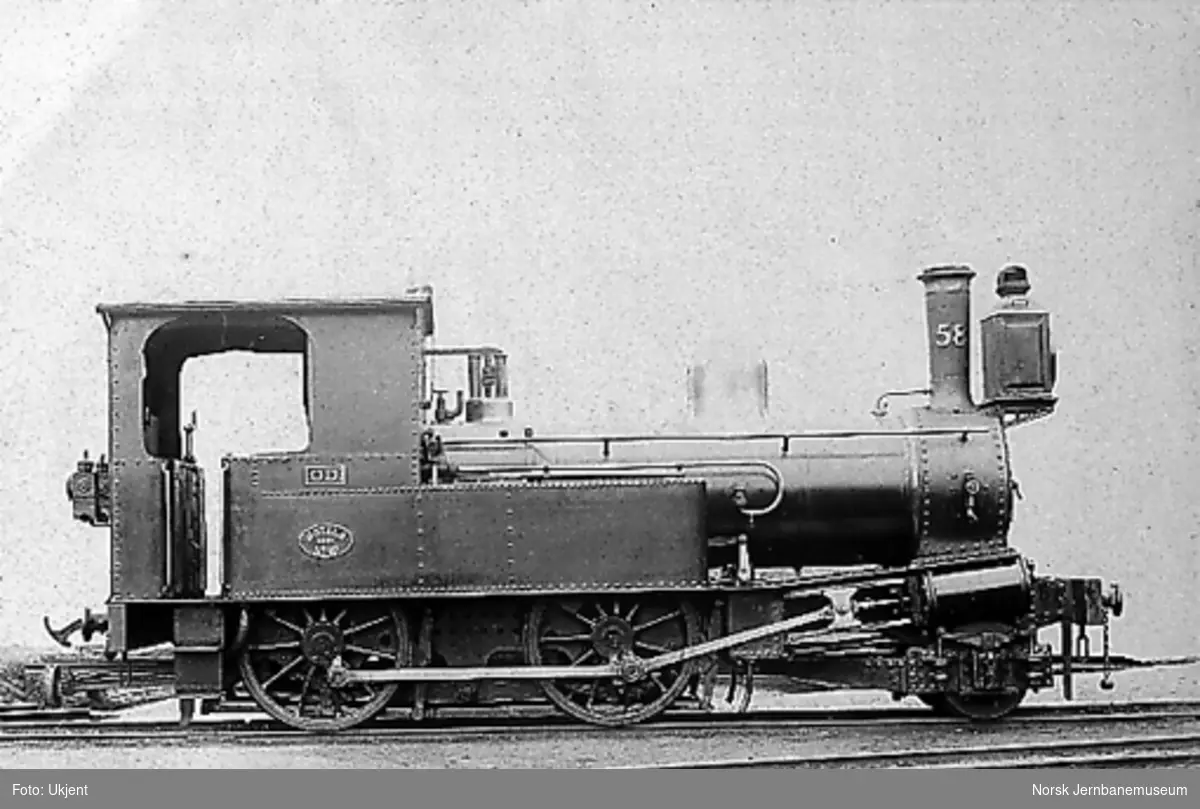 Damplokomotiv type V nr. 58 "Od"