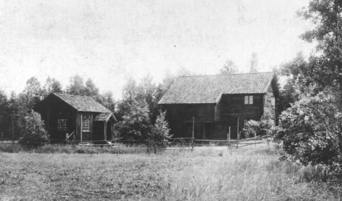 Telemarkstunet på Norsk folkemuseum (Ylistua og Cappelenstua). Ukjent år (1927 eller før).