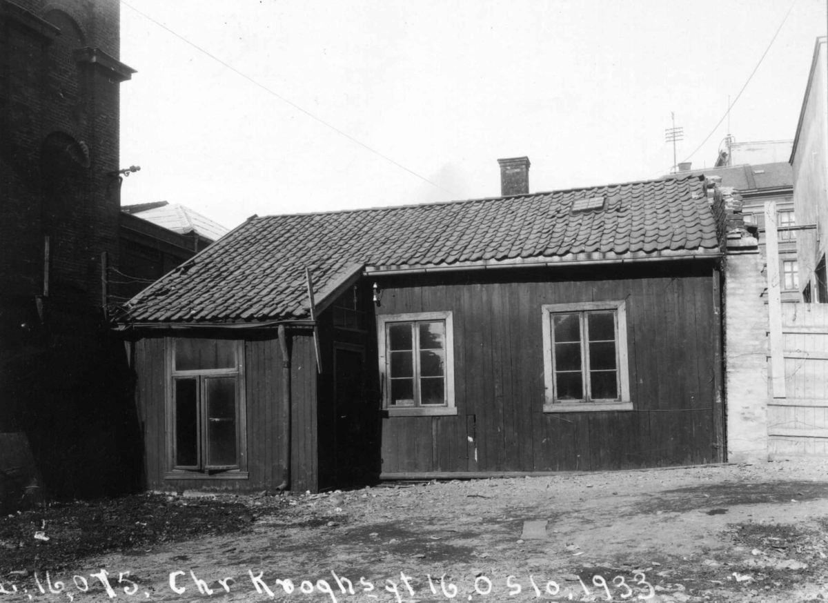 Bolig i Christian Krohgs gate 16. Oslo 1933.