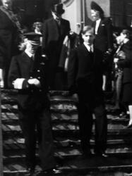 Gjenåpningen av samlingene, den 3. mai 1946 . Kong Haakon VI