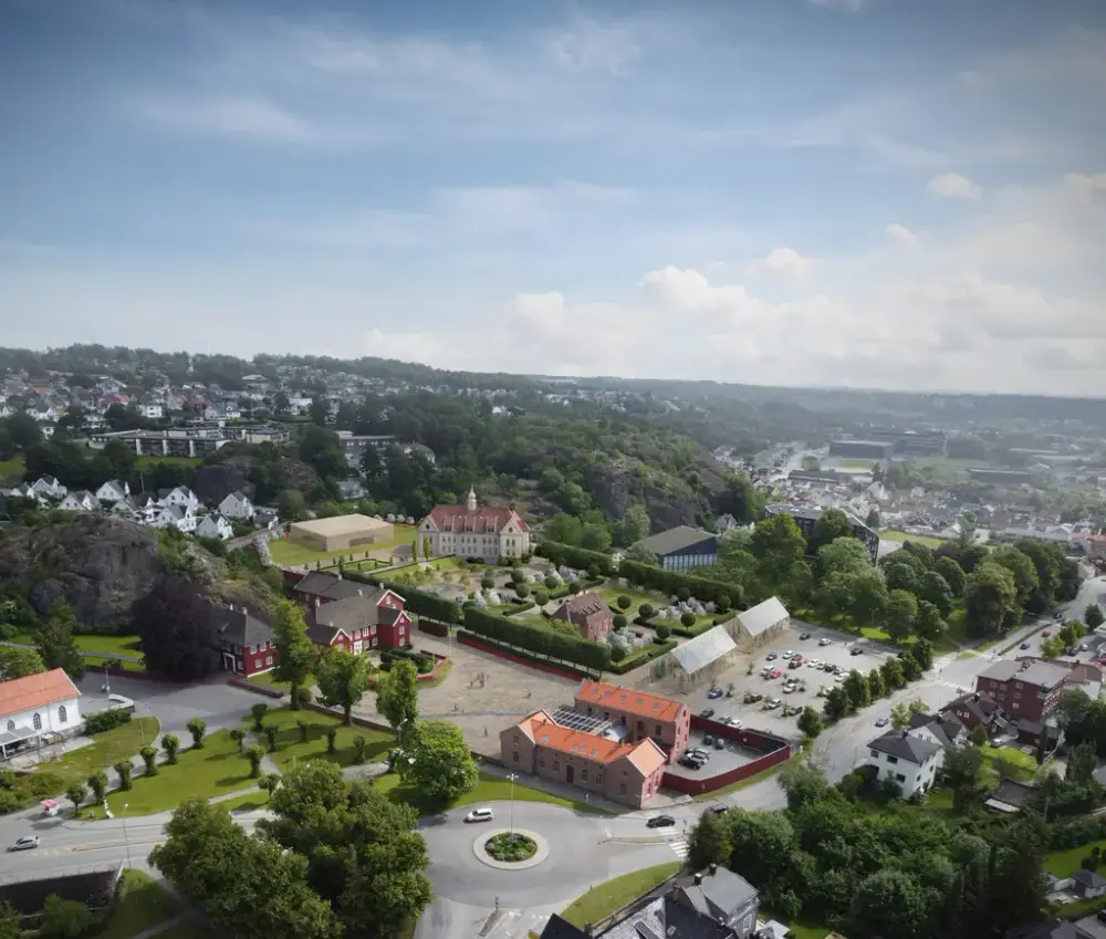 Fase 2: 2028-2031. Foto: LPO Arkitekter (dronefoto: Sandnes Media).